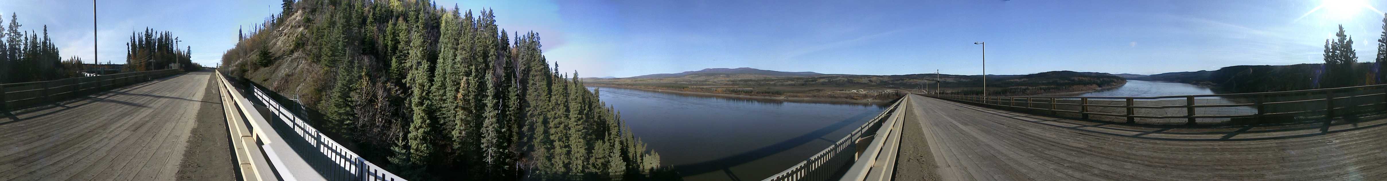 Bridge on the Dalton Highway crossing the Yukon River