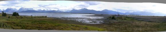 Homer Spit and Kenai Range