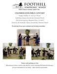 Chamber Ensemble Concert flyer