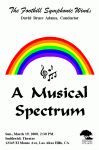 "A Musical Spectrum" program cover