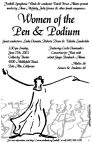 "Women of the Pen & Podium" poster