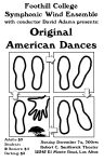 "Original American Dances" poster