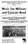 "Music for Military and Concert Band" Concert Poster